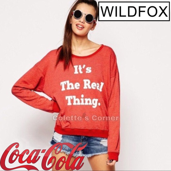 wildfox coca cola sweatshirt